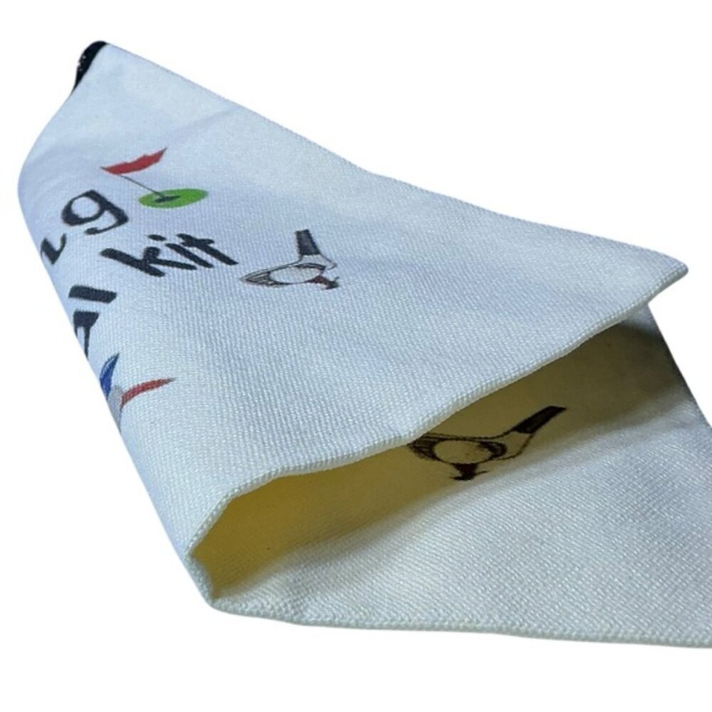Golf Survival Kit Multipurpose Storage Bag Cosmetic Tee’s Pencil Scorecard White - Picture 5 of 16